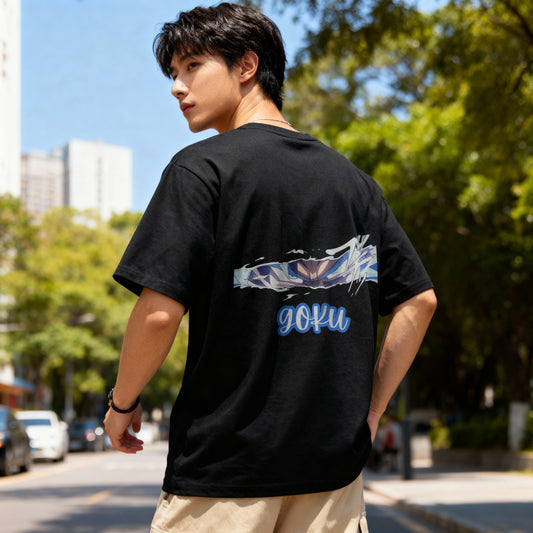 Goku Eyes Unisex Premium Oversized Tee