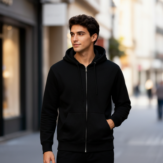 BK Unisex Zip Hoodie