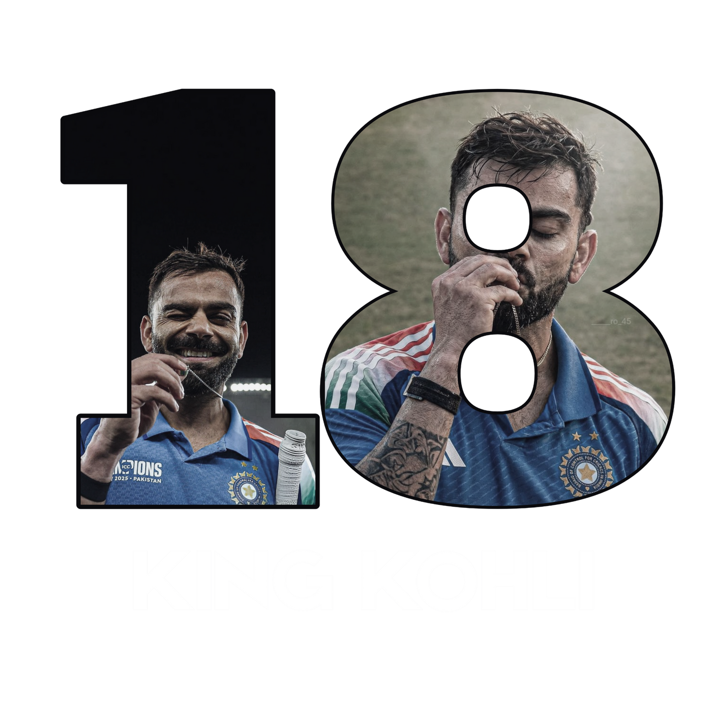 Virat Kohli 18 Unisex Hoodie