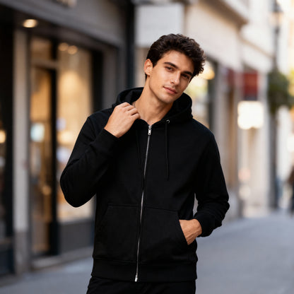 BK Unisex Zip Hoodie